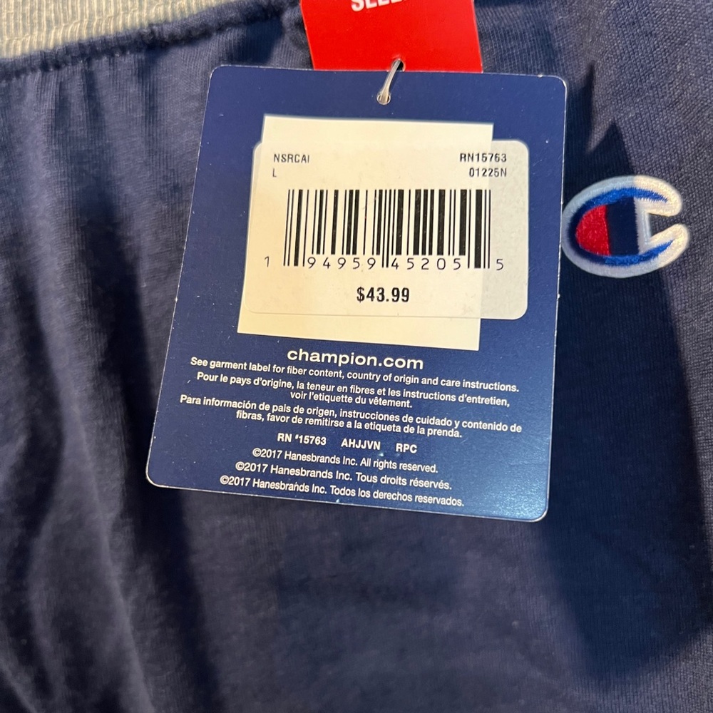 Champion sleep plants in navy blue